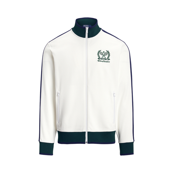 Ceramic White Wimbledon Track Jacket Polo Ralph Lauren 2