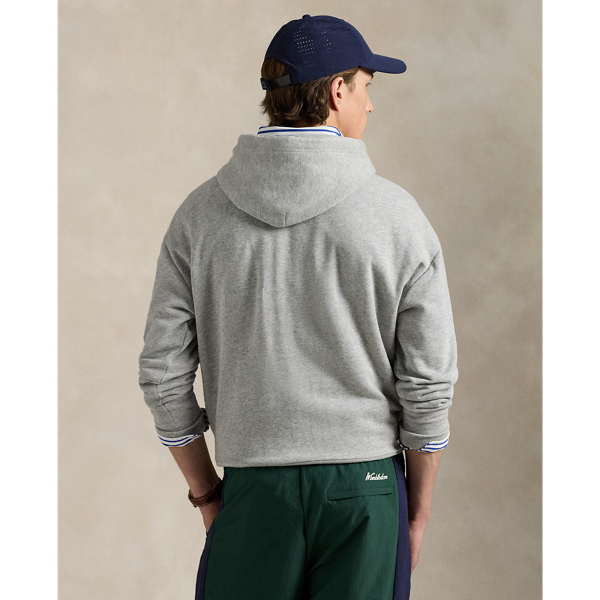 Wimbledon 注目コラボ★【Polo Ralph Lauren】ロゴ パーカー Wimbledon Logo Fleece Hoodie for Men | Ralph Lauren® SA