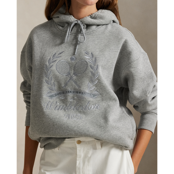 Wimbledon Logo Fleece Hoodie for Men | Ralph Lauren® SA