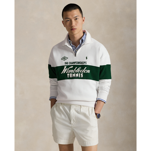 Wimbledon Relaxed Fit Fleece Sweatshirt