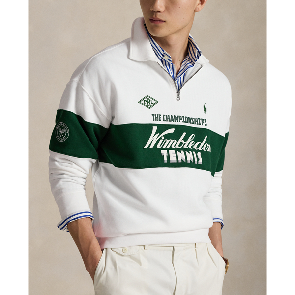 Wimbledon Relaxed Fit Fleece Sweatshirt