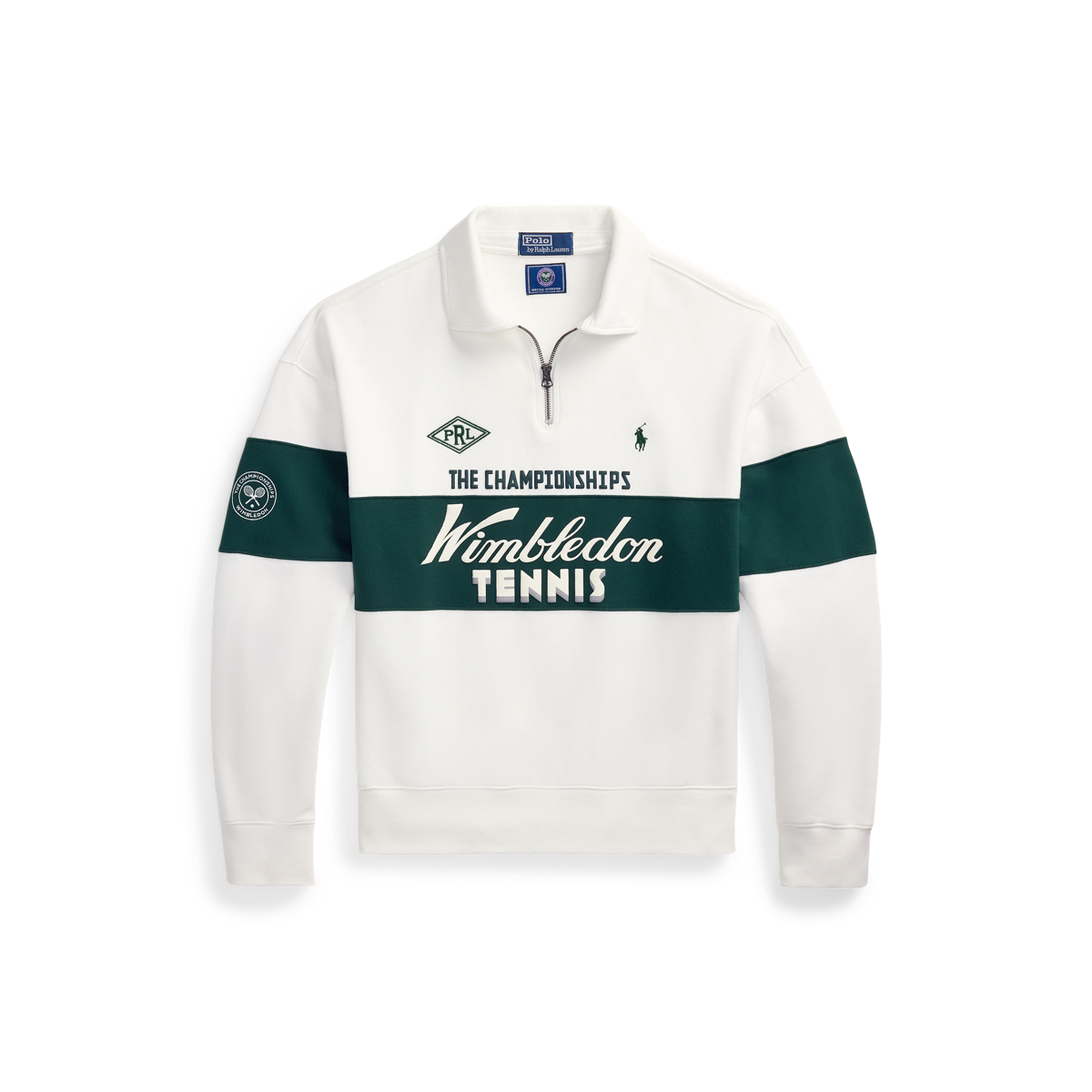 Wimbledonコラボ★【Polo Ralph Lauren】スウェット シャツ Polo Ralph Lauren x Wimbledon logo-appliqué Sweatshirt
