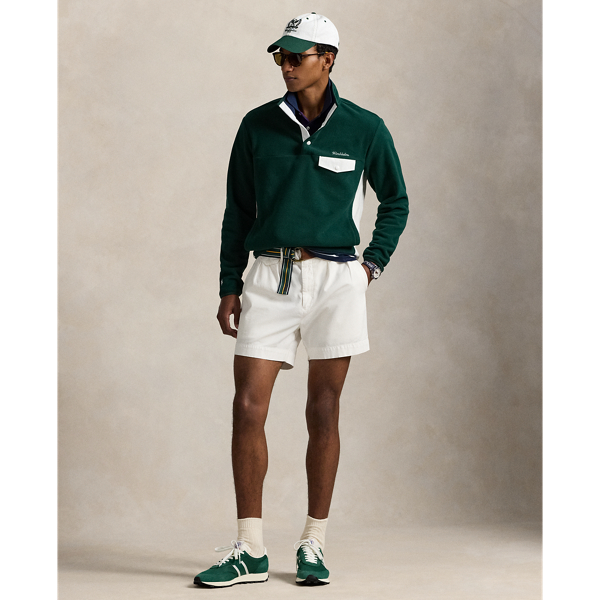 Pull Wimbledon en molleton gratté Polo Ralph Lauren en Vert agate mousse 4