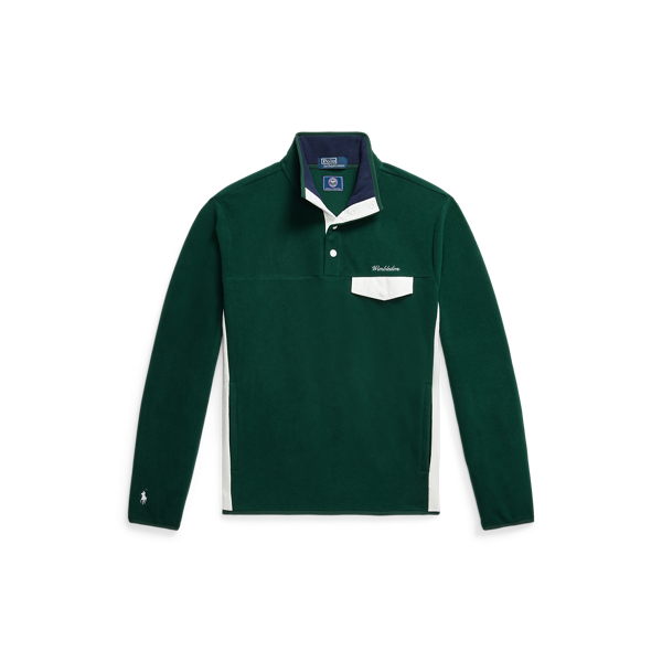 Pull Wimbledon en molleton gratté Polo Ralph Lauren en Vert agate mousse 2