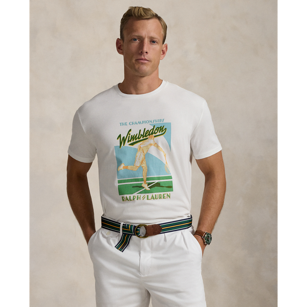 Wimbledon Classic Fit Logo T-Shirt