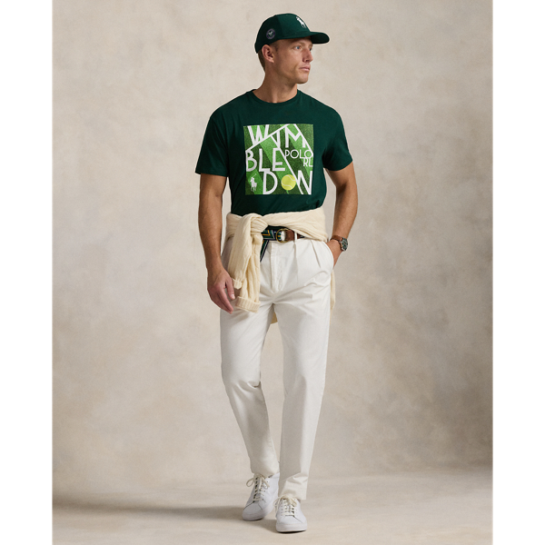 ★米国発*POLO*新作*Wimbledon Classic Fit Logo Tシャツ/GH★ Wimbledon Classic Fit Logo T-Shirt