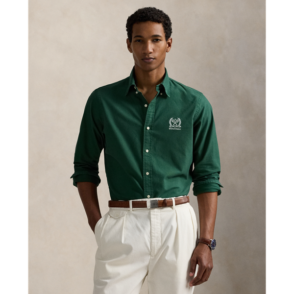 Wimbledon Garment-Dyed Oxford Shirt