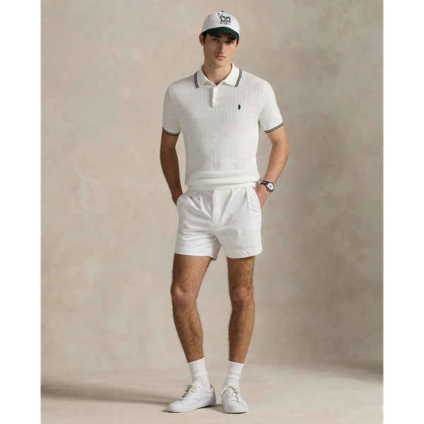 ★★POLO RALPH LAUREN★★ Wimbledon Cotton Polo Collar Sweat Wimbledon Cotton Polo-Collar Sweater
