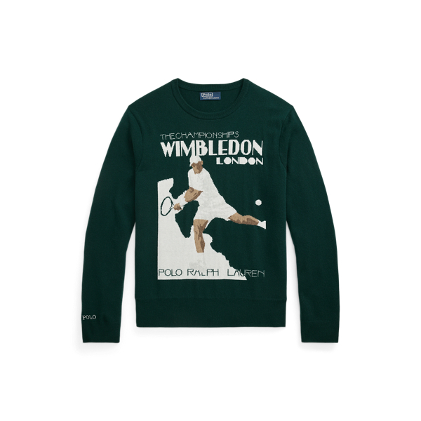 Kasjmier-katoenen Wimbledon trui voor heren Ralph Lauren® BE