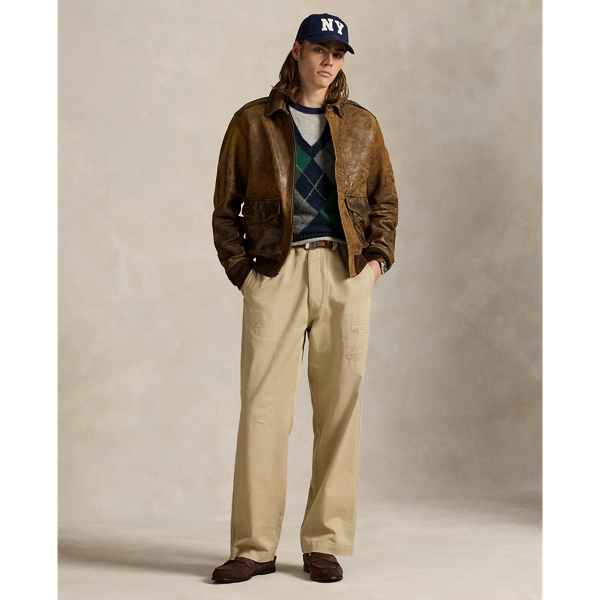 Leather Flight Jacket