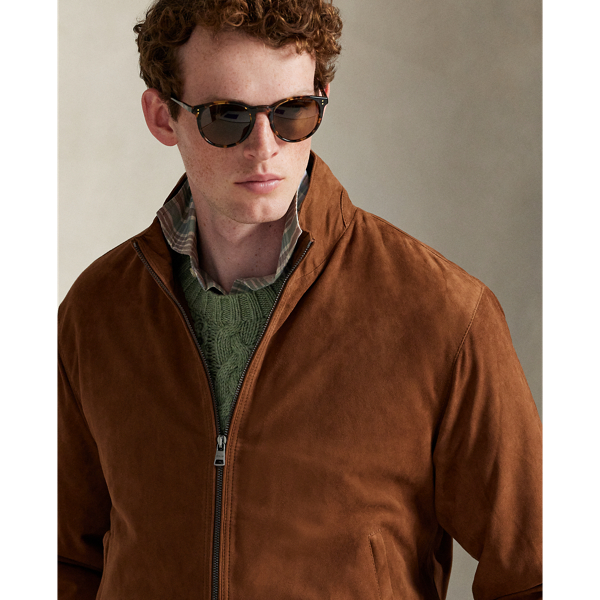 3WAYスエードジャケッ定価30万RALPH LAURENラルフローレンレザー