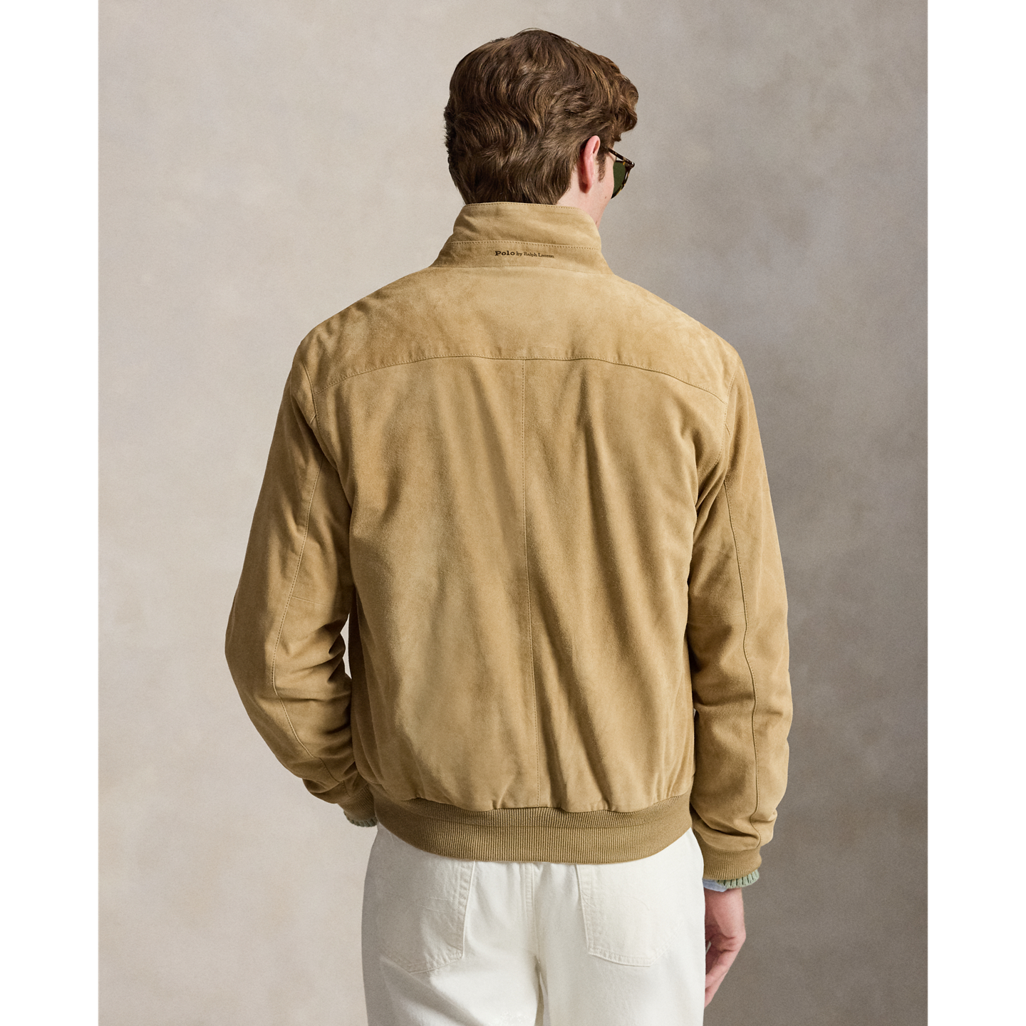 Мужская куртка Ralph Lauren The Charleton Suede, цвет: Рыжевато-коричневый замшевый — фото 2