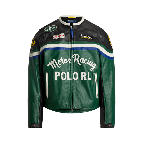 Polo Ralph Lauren Racing Jacket in Black for Men | Lyst