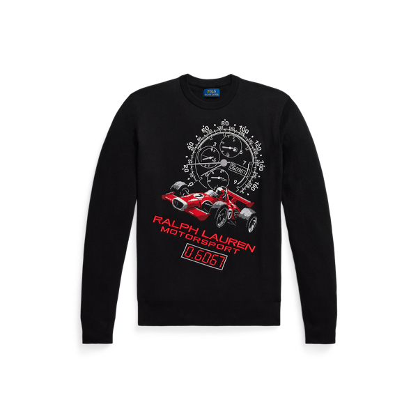 Intarsia gebreide katoenen trui voor heren Ralph Lauren® BE