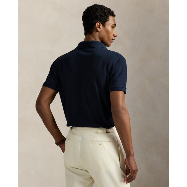 Standard-Fit Poloshirt aus Waben-Piqué