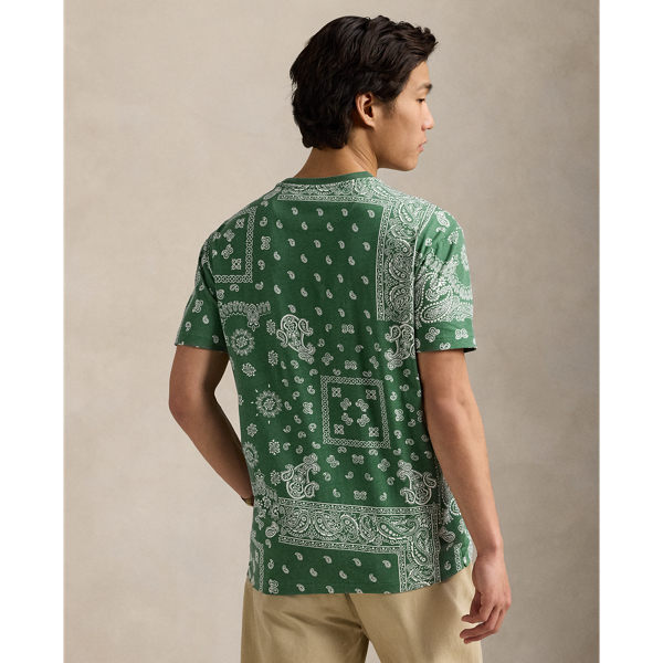 Classic Fit Bandanna Jersey T-Shirt