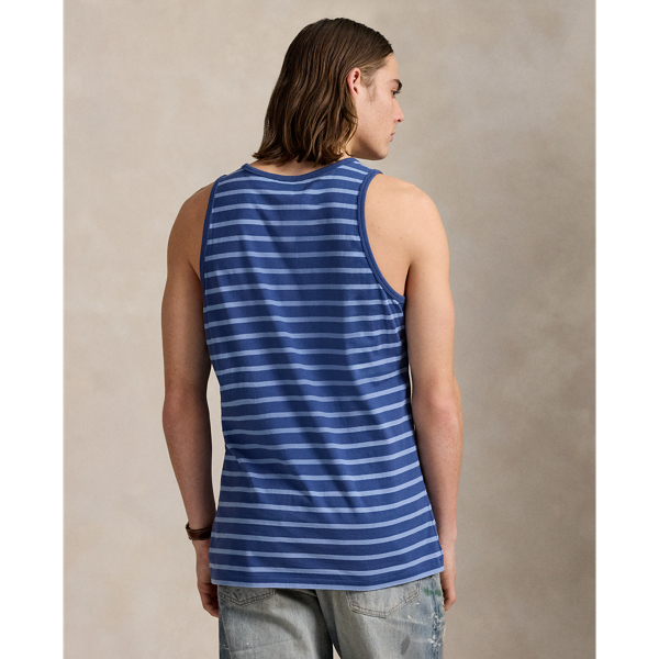 Classic Fit Striped Jersey Tank