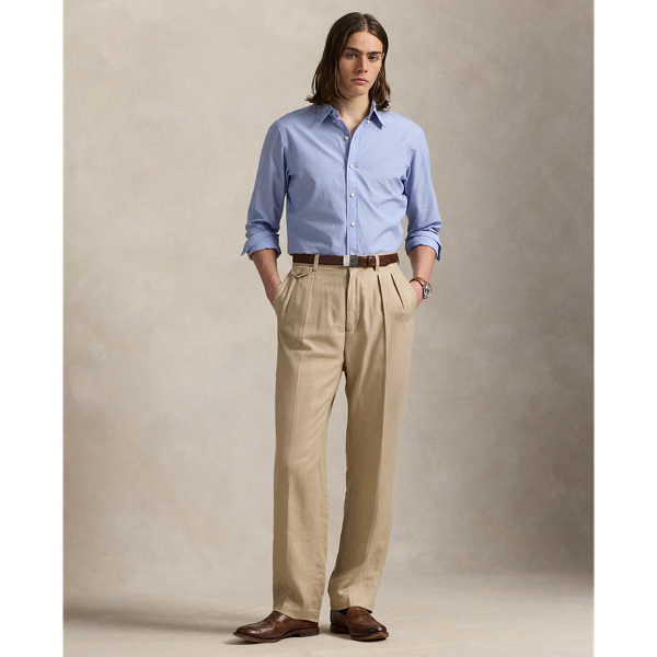 Classic-Fit Fil-à-Fil-Hemd