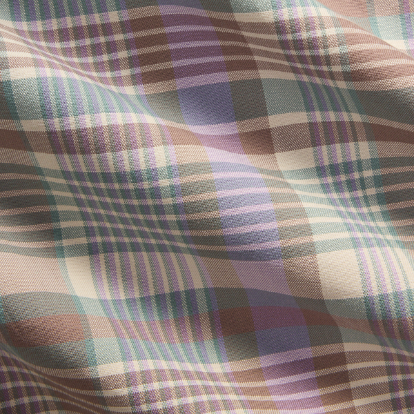 Classic Fit Plaid Oxford Camp Shirt