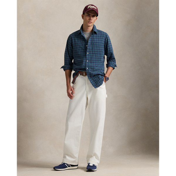 Classic Fit Plaid Broadcloth Shirt