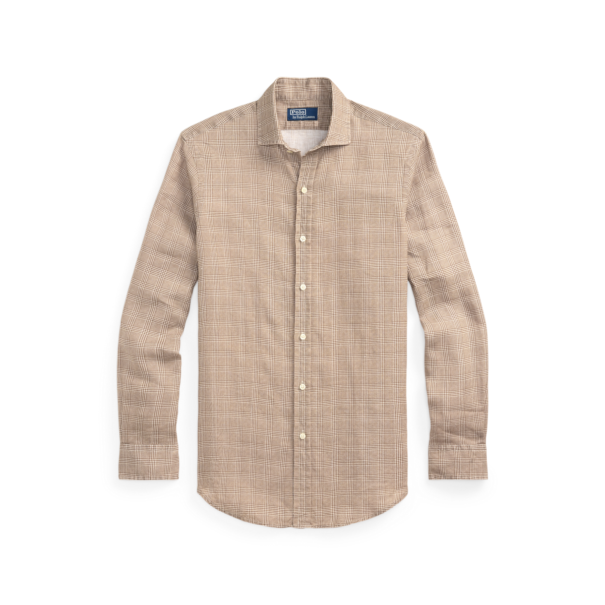 Ralph Lauren ラルフローレン グレン チェック プリーツ リネン RALPH LAUREN｜オーバーチェック グレン チェック リネン