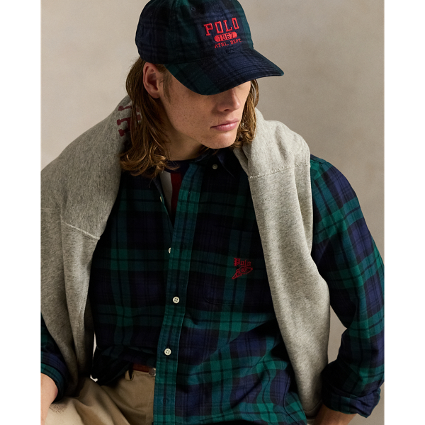 Classic Fit Embroidered Oxford Shirt