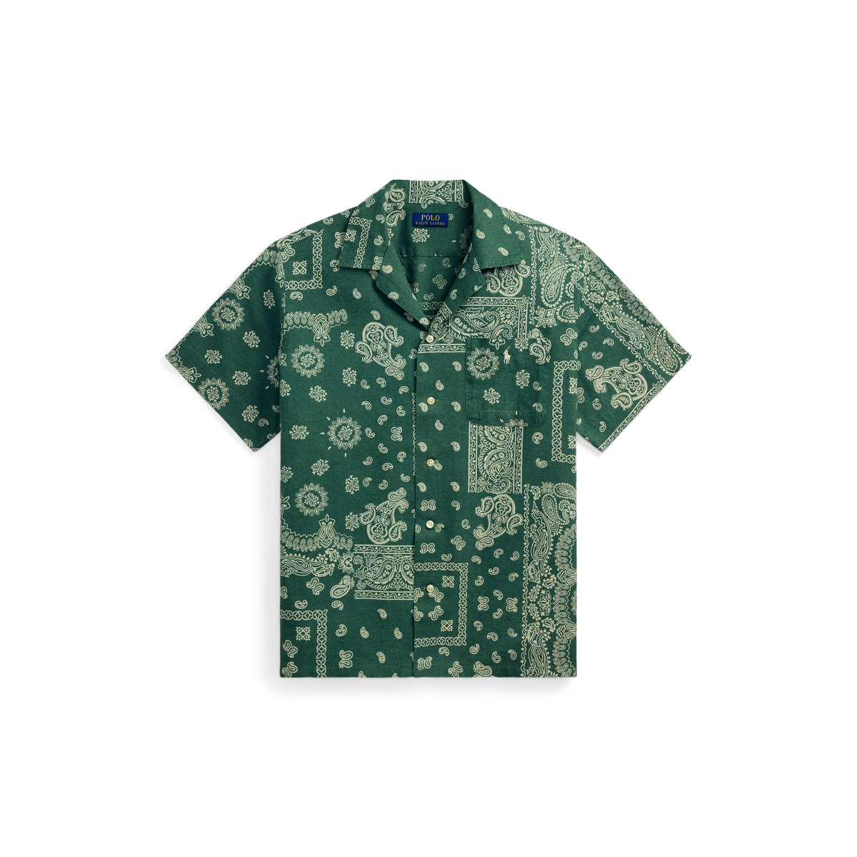 最旬★【POLO RALPH LAUREN】レーシングプリント キャンプシャツ ウィンブルドン ポスタープリント キャンプ シャツ | ラルフ