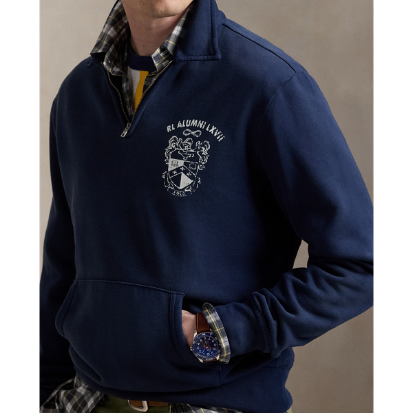 Fleece Graphic Quarter-Zip Sweatshirt