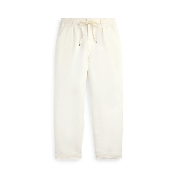 Relaxed-Fit Leinenhose Lateef mit Falten