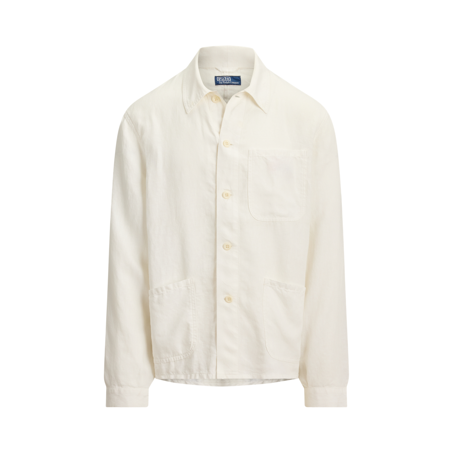 Мужская куртка Ralph Lauren Linen Utility, цвет: Белый — фото 5