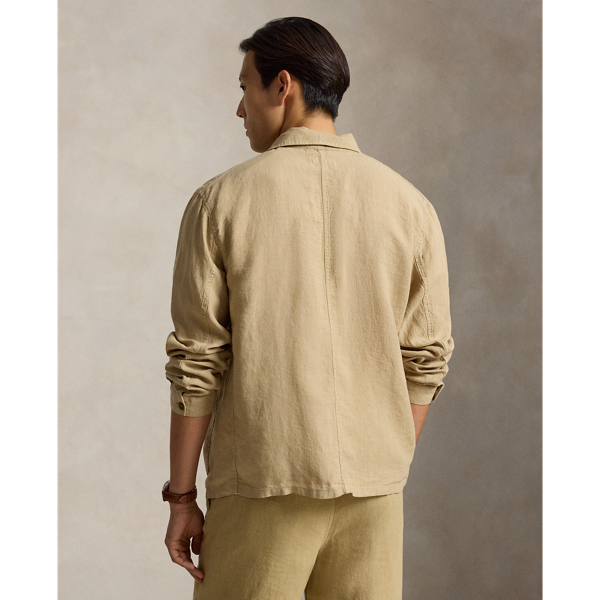 Veste utilitaire en lin Polo Ralph Lauren en Coastal Beige 4