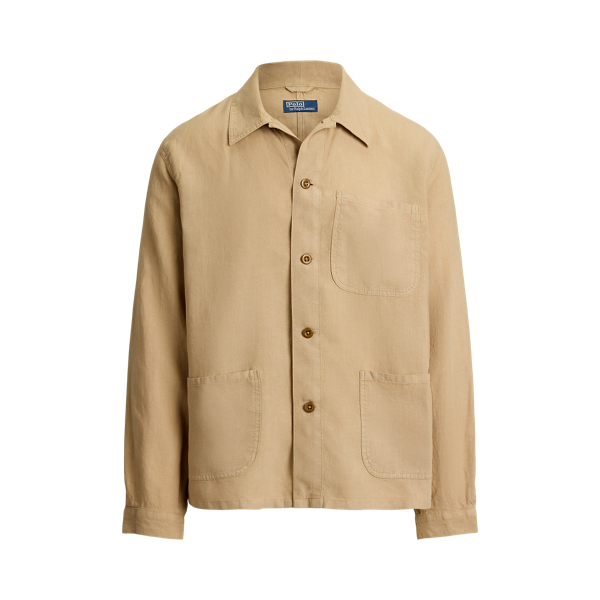 Veste utilitaire en lin Polo Ralph Lauren en Coastal Beige 2