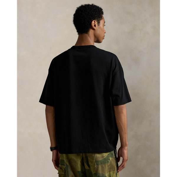 ポロラルフローレンオーバーサイズジャージーTシャツ ビッグ フィット ヘビーウェイト ジャージー Tシャツ | ラルフ