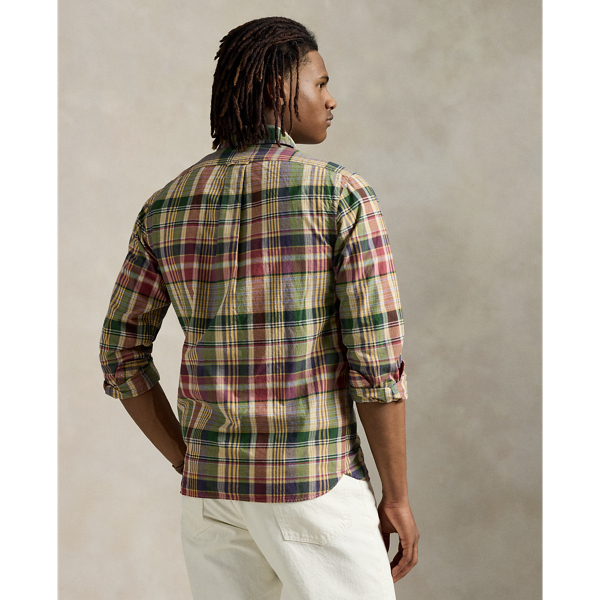 Classic Fit Plaid Shirt