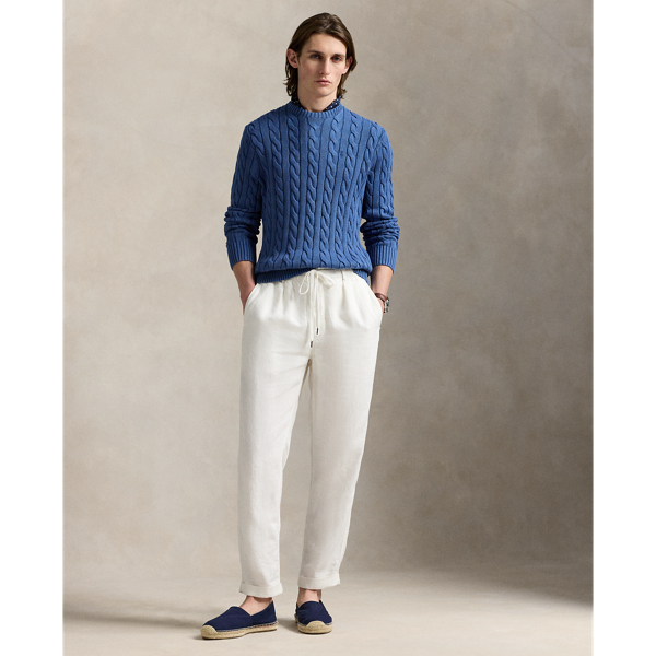 Baumwollpullover mit Zopfmuster Polo Ralph Lauren in Navy 4