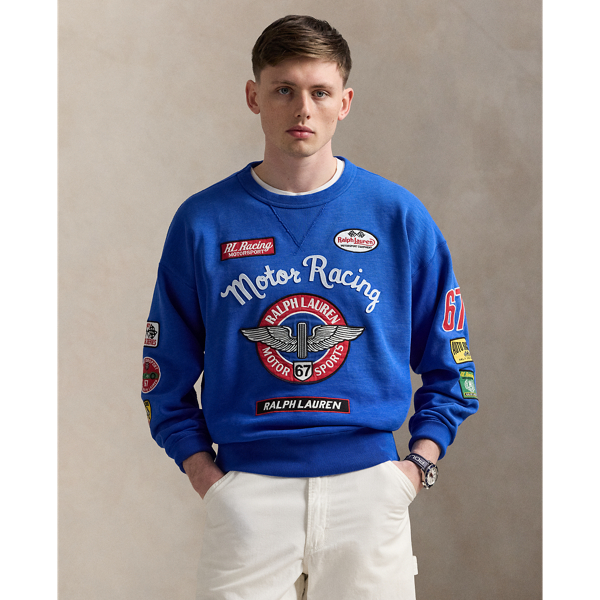 Heritage Blue Vintage-Fit Fleece-Sweatshirt mit Grafik Polo Ralph Lauren 1