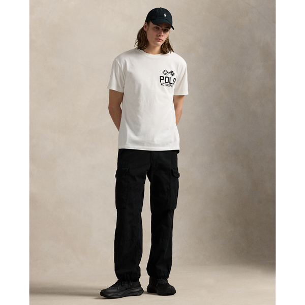 クラシック フィット スラブ ジャージー グラフィック Tシャツ