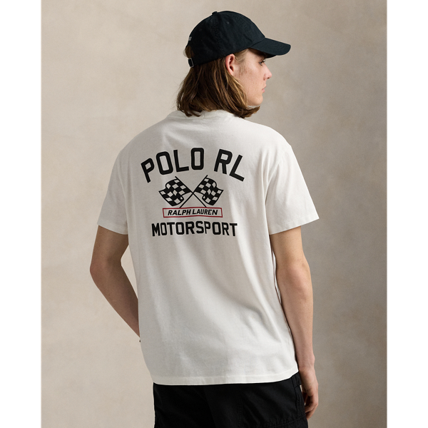 クラシック フィット スラブ ジャージー グラフィック Tシャツ