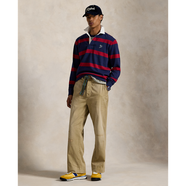 Classic Fit Embroidered Rugby Shirt