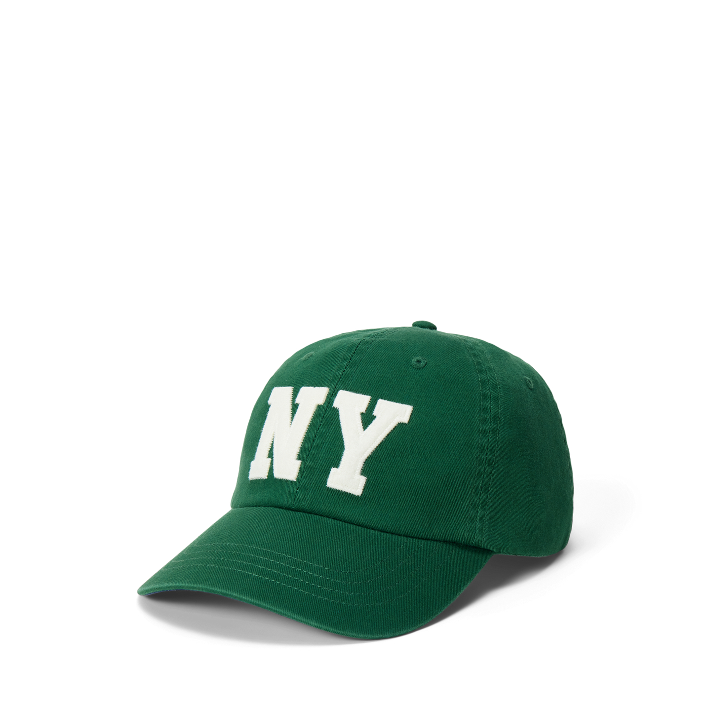 Мужская кепка Ralph Lauren NY Patch Twill Ball, цвет: Тёмно-зелёный — фото 3