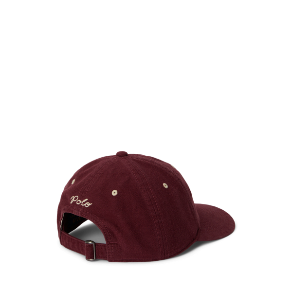 Casquette en chamois à patch feutre