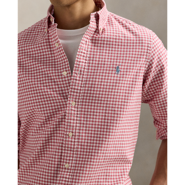 Classic Fit Gingham Oxford Shirt