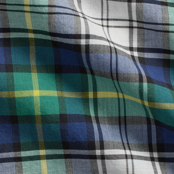 Classic Fit Madras Camp Shirt