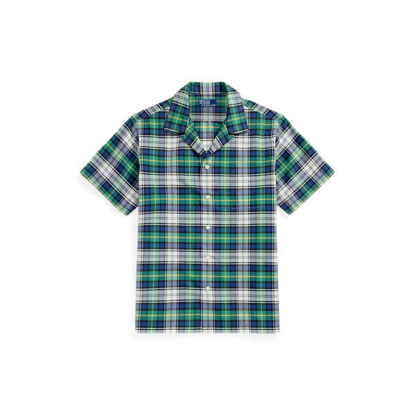 シャツ RALPH LAUREN Classic Fit Plaid Oxford Camp Shirt Classic Fit Plaid Oxford Camp Shirt