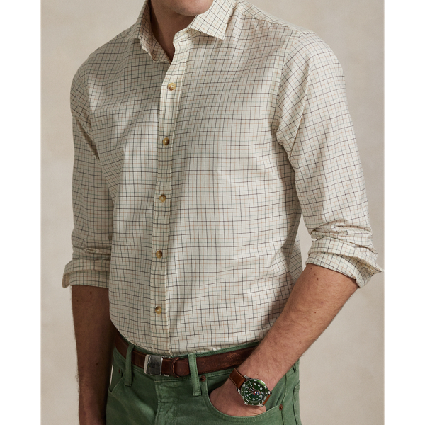 Classic Fit Tattersall Twill Shirt
