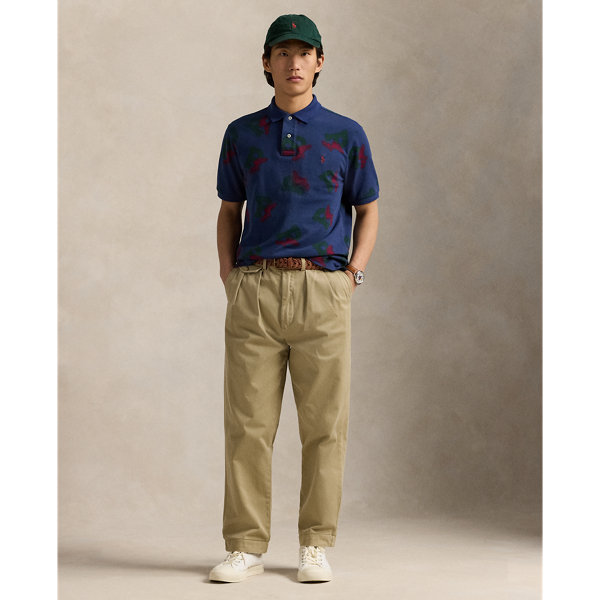 Classic Fit P-Wing Mesh Polo Shirt