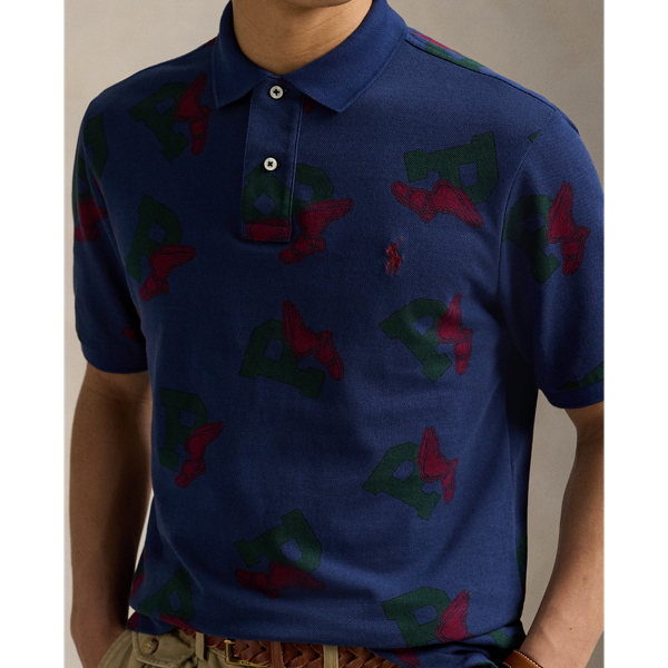 Classic Fit P-Wing Mesh Polo Shirt