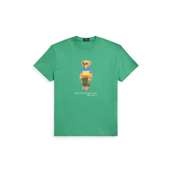■POLO RALPH LAUREN■ Custom Slim Fit Polo Bear Jersey T-Shi Custom Slim Fit Polo Bear Jersey T-Shirt for Men | Ralph