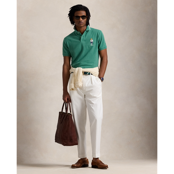 Classic Fit Polo Bear Mesh Polo Shirt