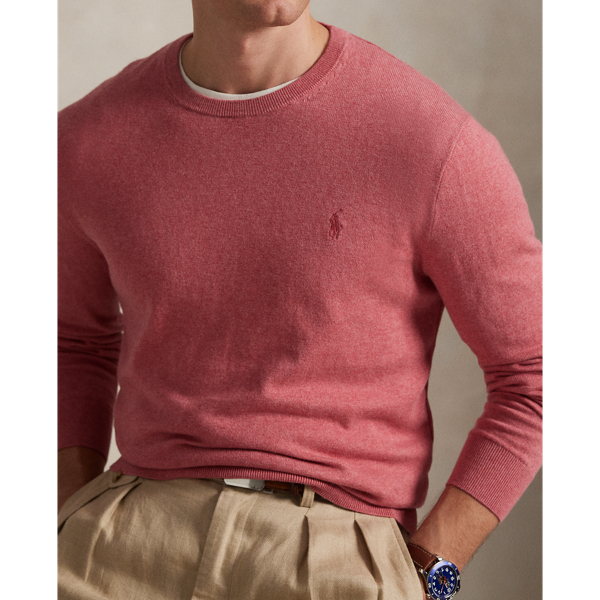 Strawberry Gelato Cotton-Cashmere Crewneck Jumper Polo Ralph Lauren 6